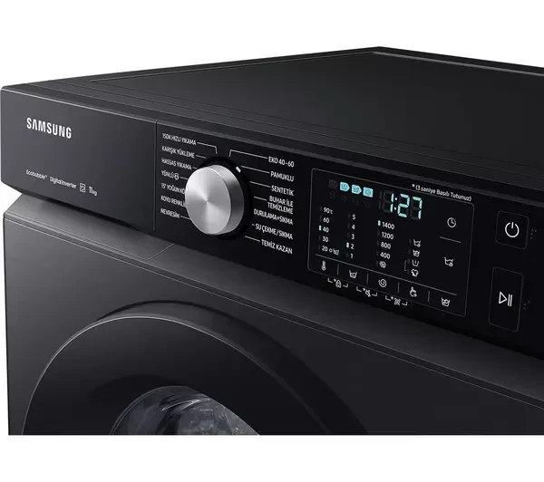Samsung Series 5 WW11BBA046ABEU, 11KG, 1400rpm, Washing Machine, Black - Image 4