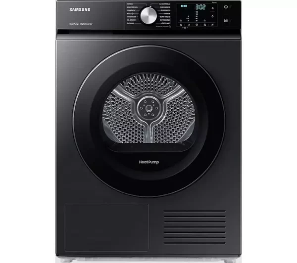 Samsung Series 5 DV90BBA245ABEU, 9KG, Wi-Fi Enabled, Heat Pump Tumble Dryer, Black - Image 3
