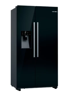 Bosch KAD93VBFPG, Serie 6, Frost Free, American Fridge Freezer, Black