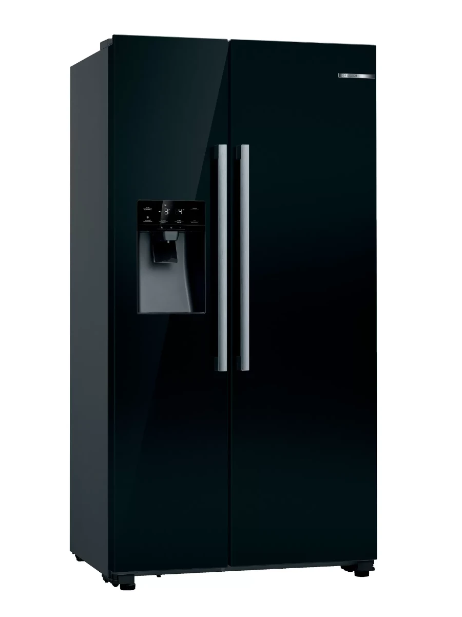 Bosch KAD93VBFPG, Serie 6, Frost Free, American Fridge Freezer, Black