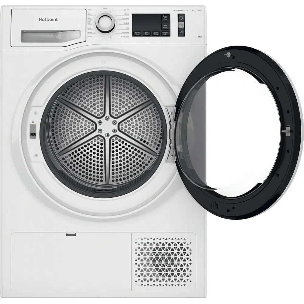 Hotpoint NTM1192XBUK, 9KG, Heat Pump Tumble Dryer, White - Image 3