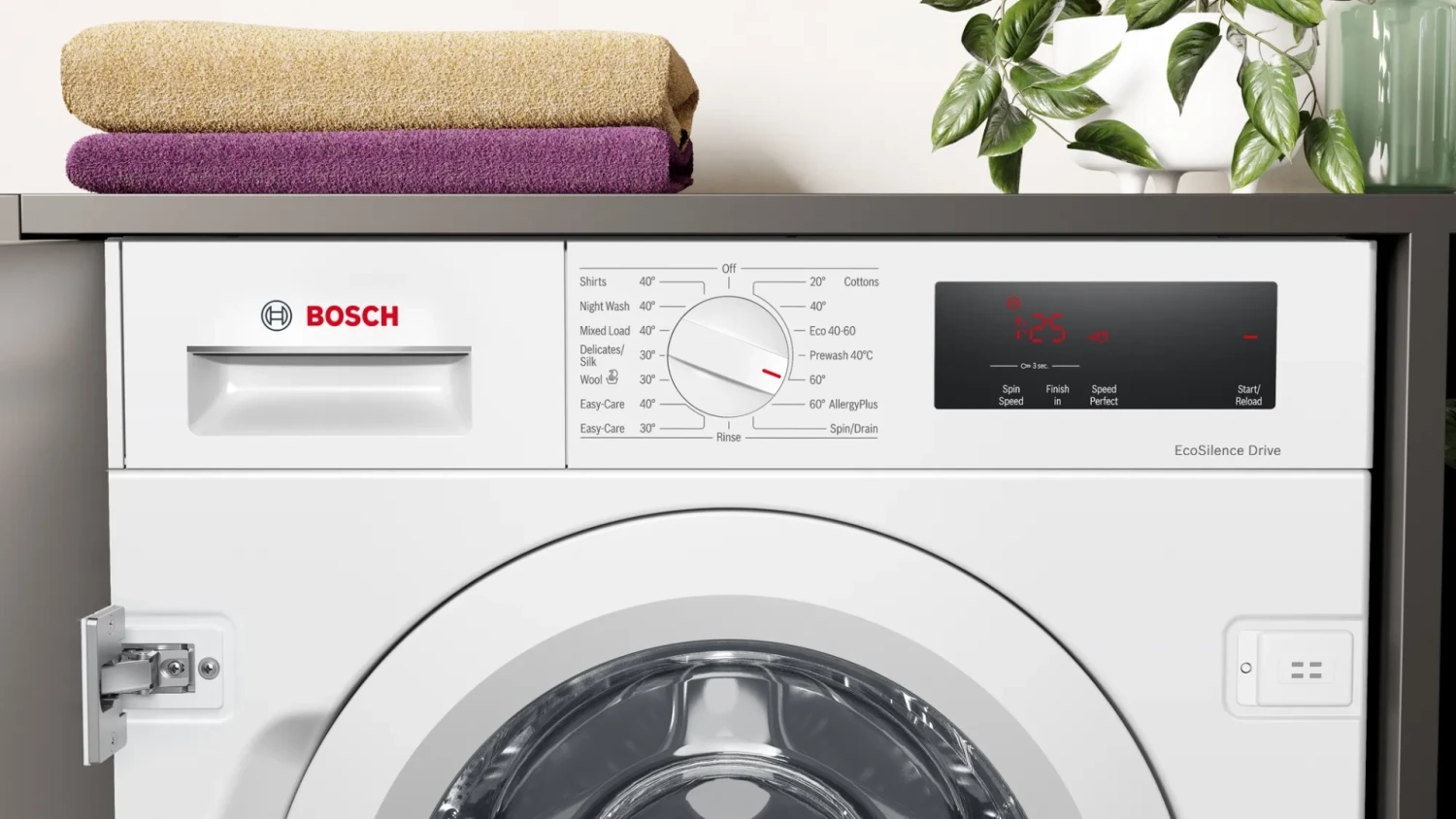 Bosch Series 6 WIW28302GB, 8KG, 1400rpm, Integrated Washing Machine - Image 2