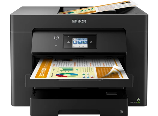 EpsonĀ® Epson WF7830DTWF, Workforce A3 Duplex Multifunction Printer, Black - Image 2