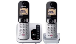 Panasonic KXTG262, Twin Cordless Landline Phones W/ Answer Machine