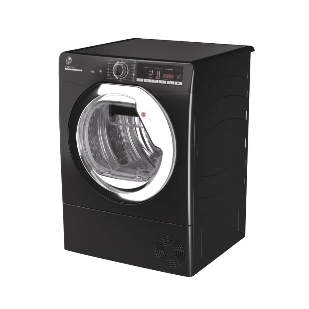 Hoover HLEC8TCEB, 8KG, Condenser Tumble Dryer, Black - Image 2