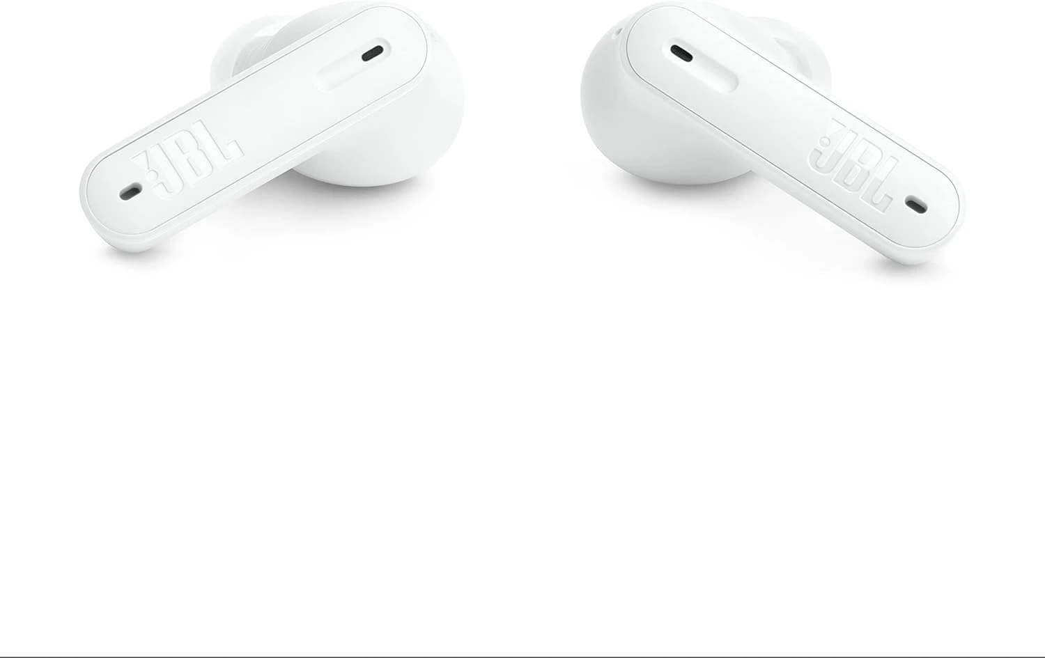JBL Tune Beam JBLTBEAMWHT, True Wireless Bluetooth Noise-Cancelling Earbuds, White - Image 2
