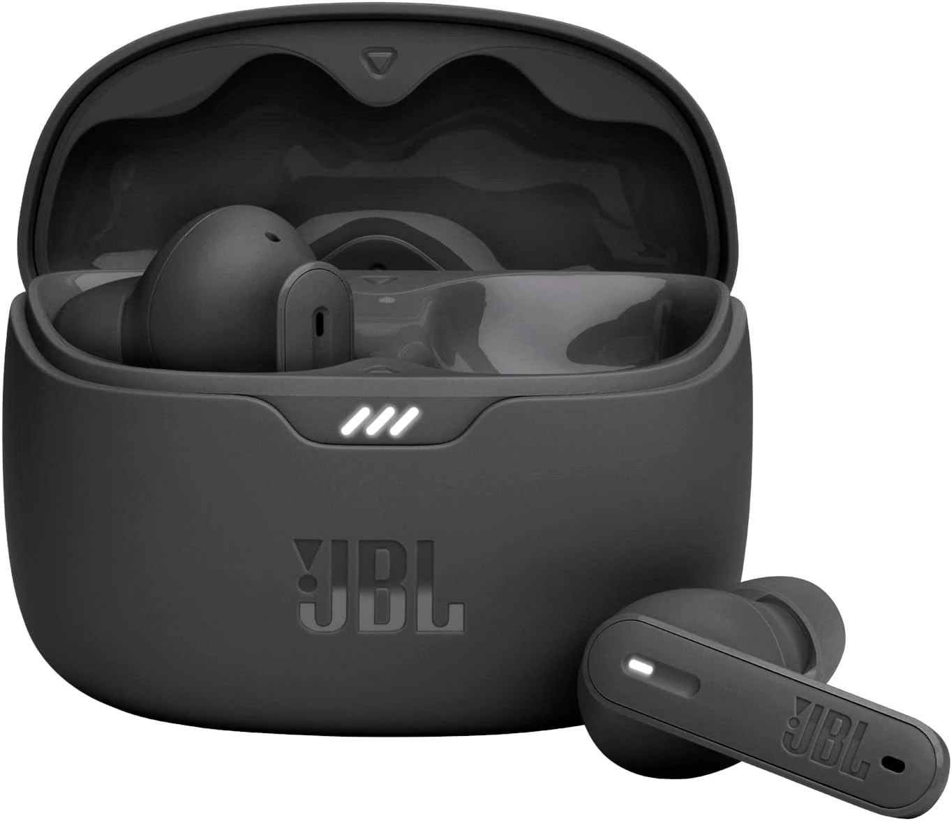 JBL Tune Beam JBLTBEAMBLK, True Wireless Bluetooth Noise-Cancelling Earbuds, Black