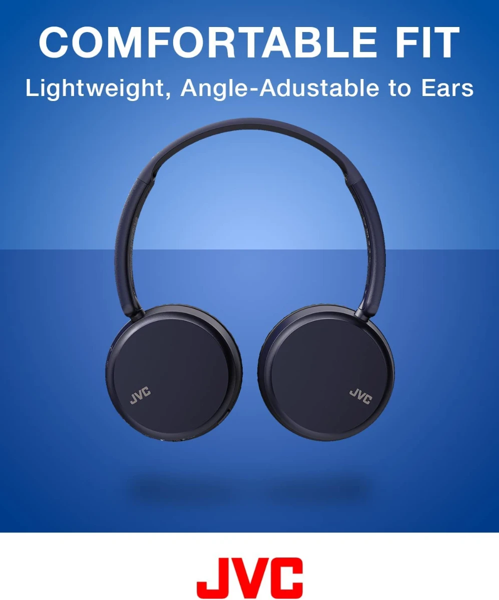 JVC HAS36WB, On Ear Wireless Bluetooth Headphones, Black - Image 4