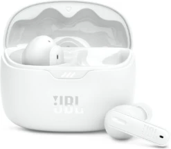 JBL Tune Beam JBLTBEAMWHT, True Wireless Bluetooth Noise-Cancelling Earbuds, White