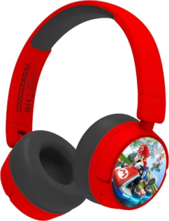 OTL MK0983, Mario Kart Wireless Kids Headphones, Red