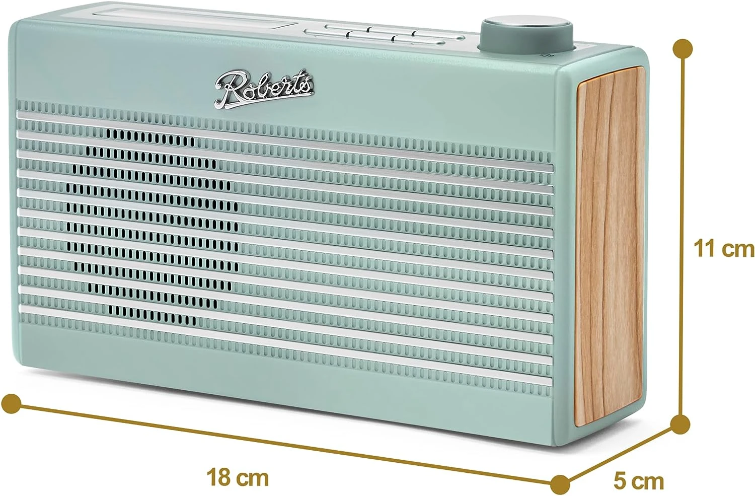 Roberts RAMBLERBTMDE, DAB/FM Bluetooth Portable Radio, Duck Egg - Image 5