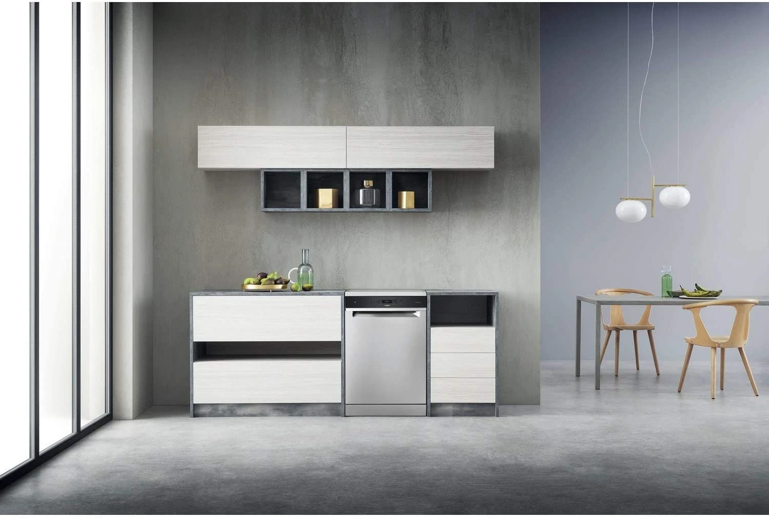 Whirlpool WFC3C33PFXUK, 14 Place Dishwasher, Inox W/ Cutlery Tray - Image 6