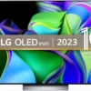 LG EVO OLED55C34LA, 55", 4K, 100Hz, Smart OLED TV W/ Amazon Alexa