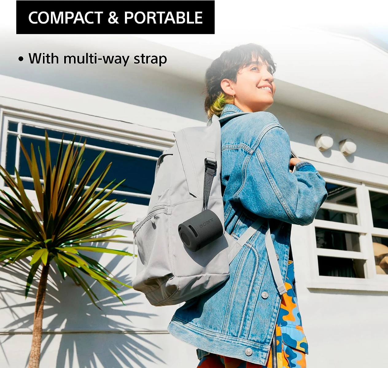 Sony SRSXB100L, Portable Bluetooth Speaker, Blue - Image 4