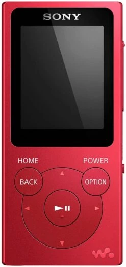 Sony NWE394R, 8GB, MP3 Player W/ FM Radio, Red