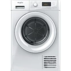 Whirlpool FFTM118X2UK, 8KG, Heat Pump Tumble Dryer, White
