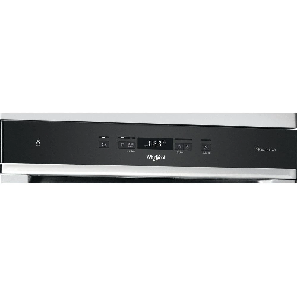 Whirlpool WFC3C33PFXUK, 14 Place Dishwasher, Inox W/ Cutlery Tray - Image 4