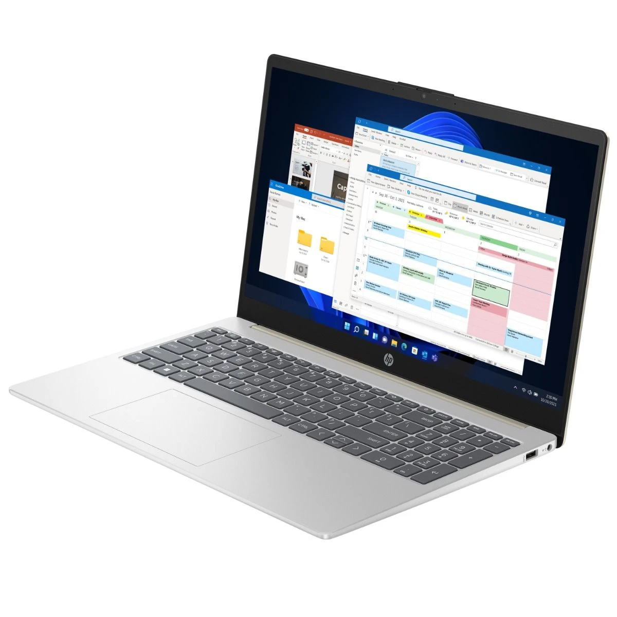 HP 15FC0019NA, 15.6", Ryzen 5-7520U, 8GB/256GB, Laptop, Gold & Silver (8D0E2EA) - Image 20