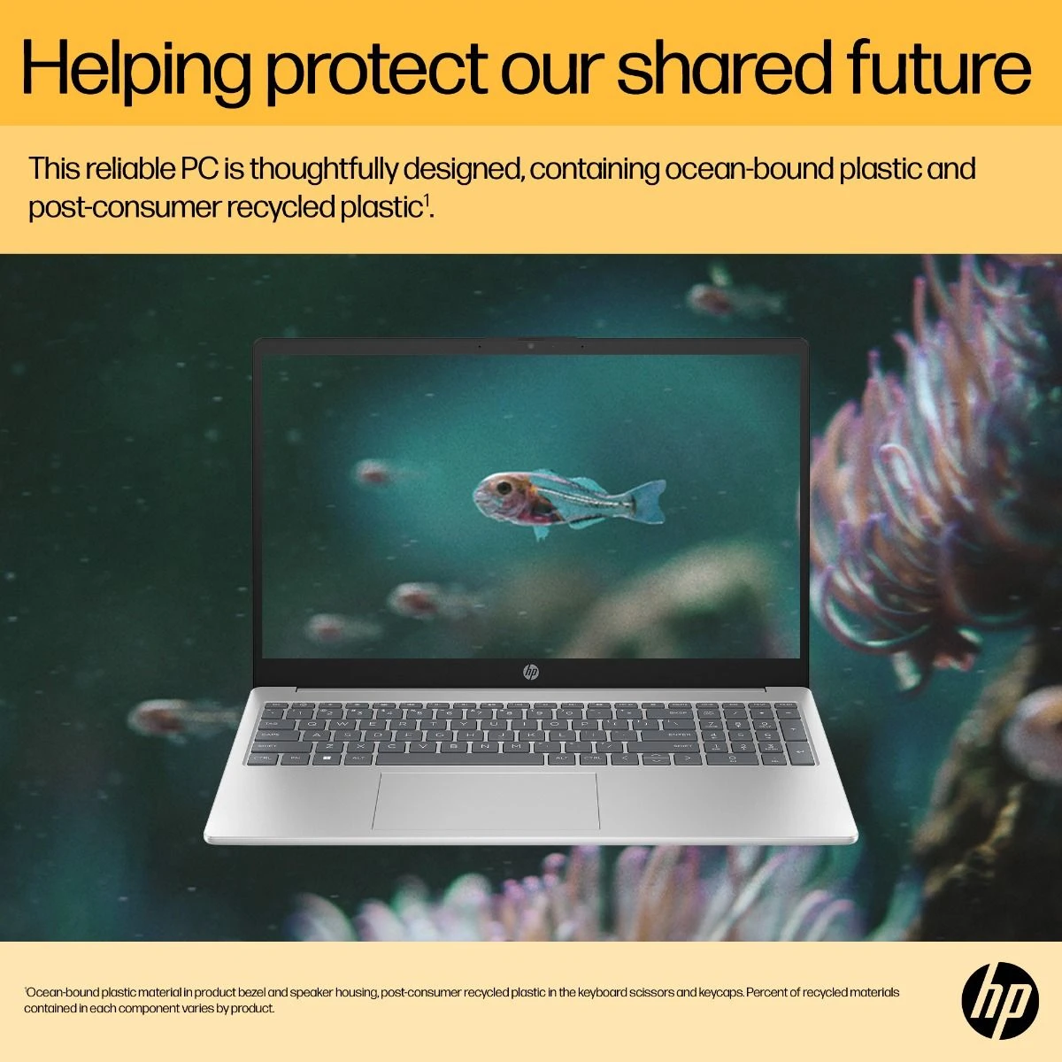HP 15FC0019NA, 15.6", Ryzen 5-7520U, 8GB/256GB, Laptop, Gold & Silver (8D0E2EA) - Image 10