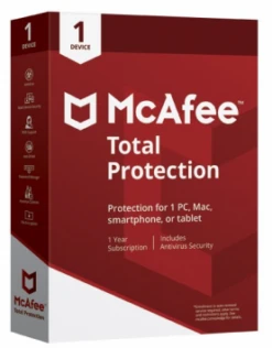 McAfee 72MTP00UNR1RAA, Total Protection Anti Virus For 1 Device