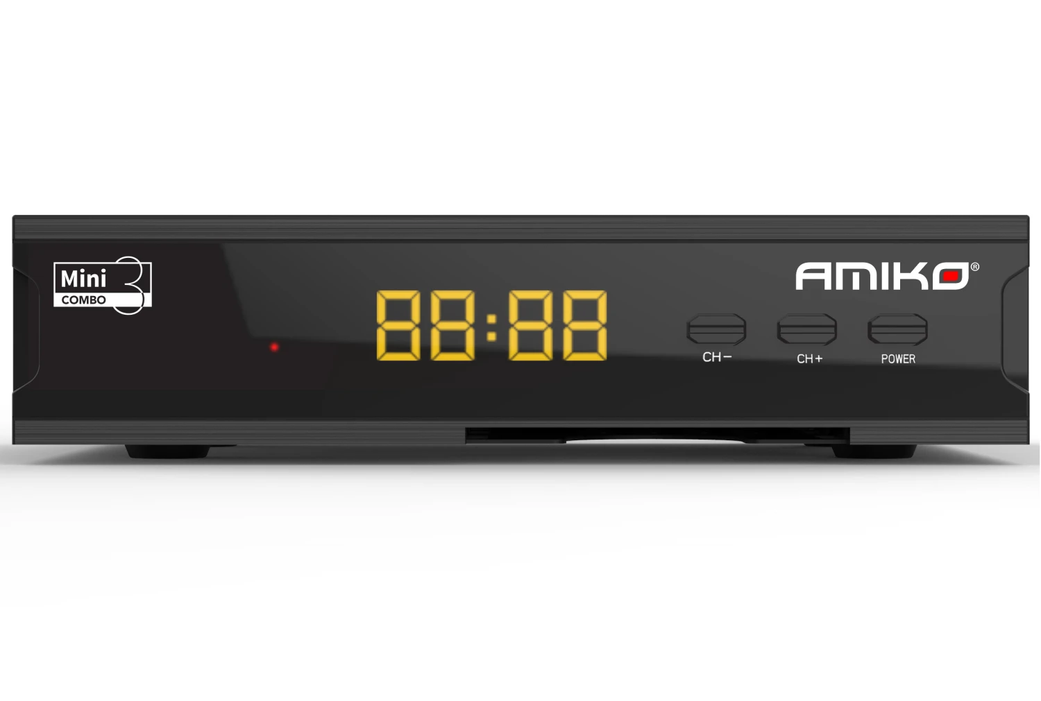 Amiko AMIKOMC3, Terrestrial Free To Air Combi Box, Black