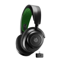 SteelSeries Arctis Nova 7X 3461565, 7.1 Wireless Gaming Headset, Black/Green