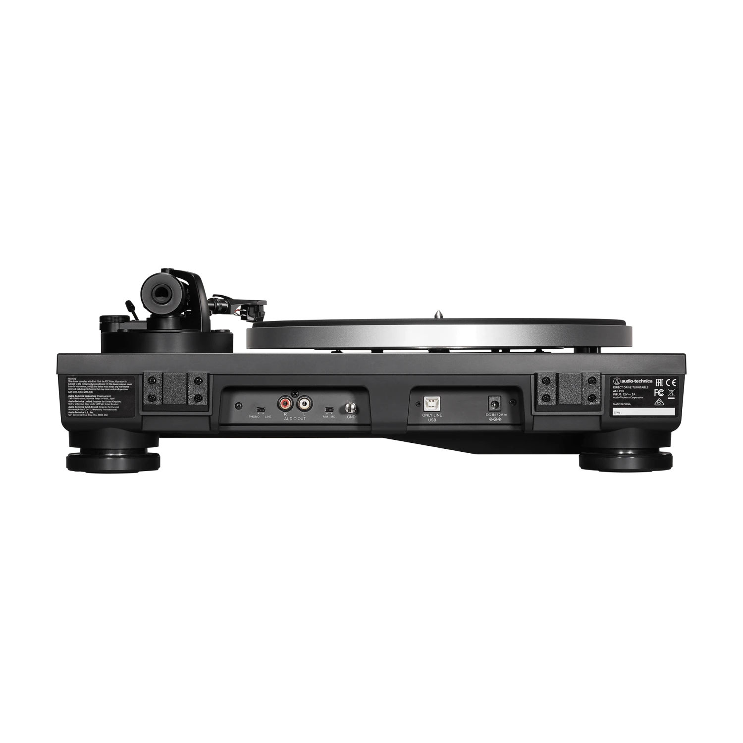 Audio-technica Audio Technica ATLP5X, HiFi Direct Drive Turntable, Black - Image 3