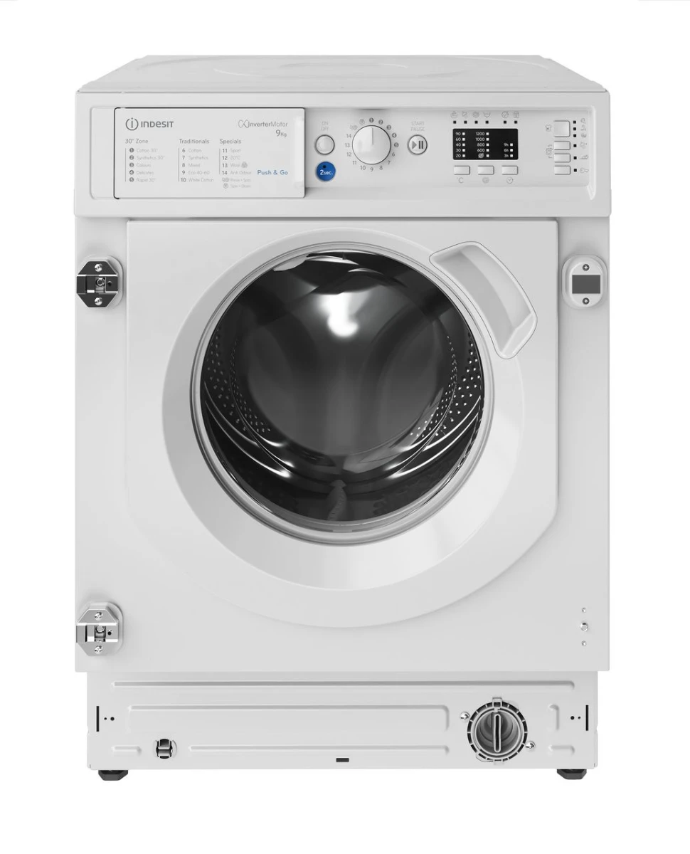 Indesit BIWMIL91485UK, 9KG, 1400rpm, Integrated Washing Machine