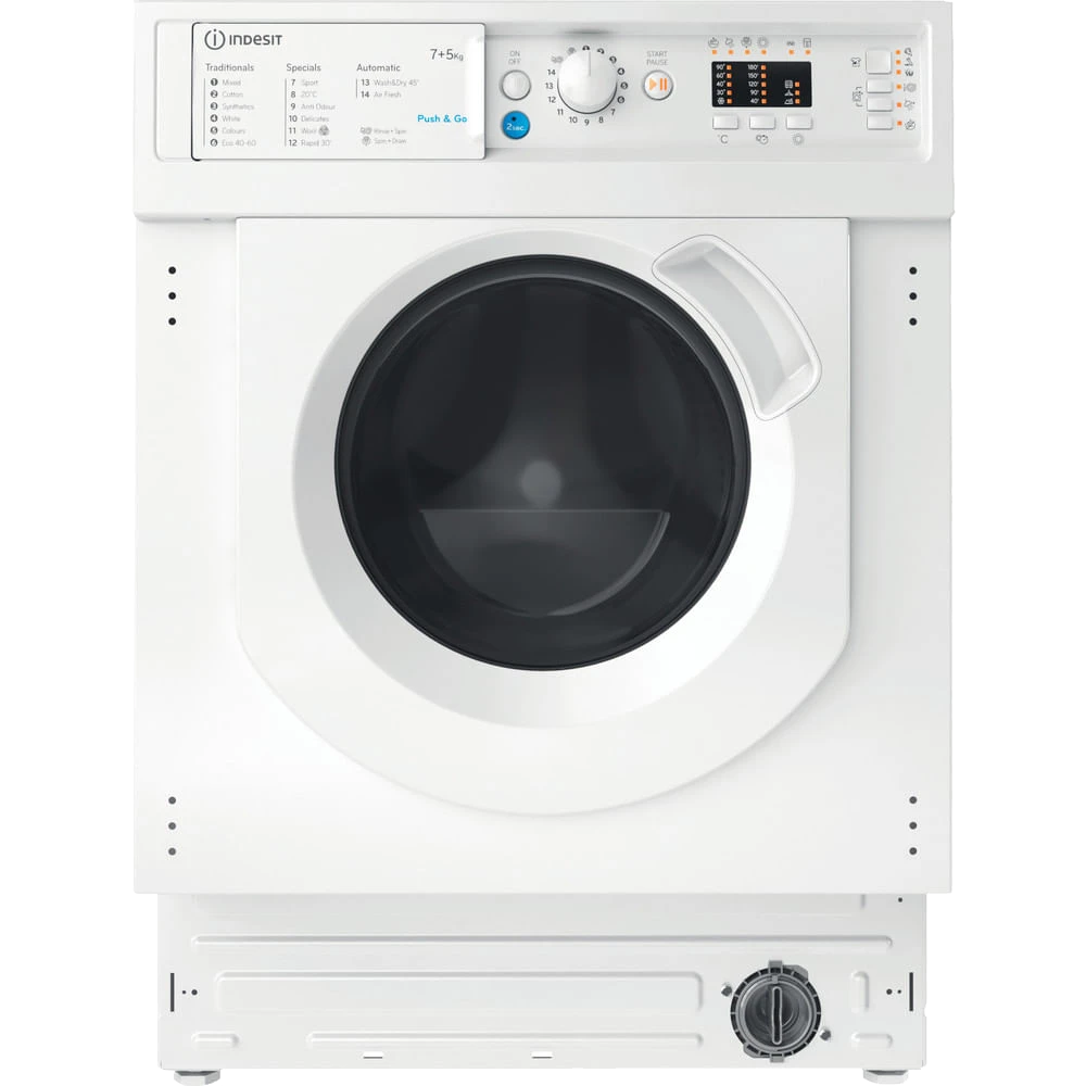 Indesit BIWDIL75125UKN, 7KG/5KG, 1200rpm, Washer Dryer
