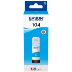 Epson® Epson 104 C13T00P240, EcoTank Printer Ink, Cyan