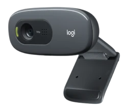 Logitech C270, HD 720p Webcam, Black