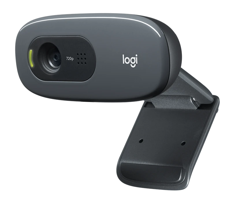 Logitech C270, HD 720p Webcam, Black