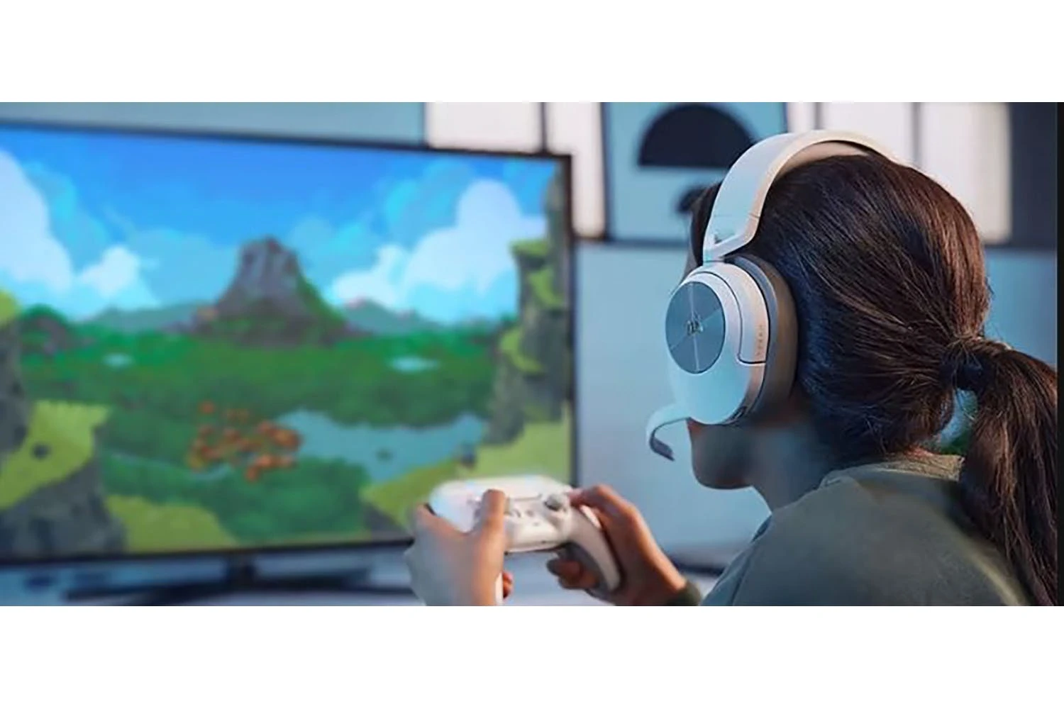 Corsair HS55 106CA9011281EU, Wireless Gaming Headset, White - Image 5