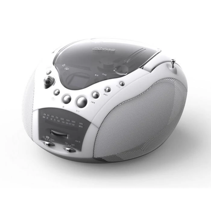 Roberts CD9959WH, Portable Radio W/ CD Player, White - Image 2