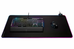 Corsair MM700 106CH9417070WW, Large Gaming Mouse Pad W/ RGB Lighting, Black
