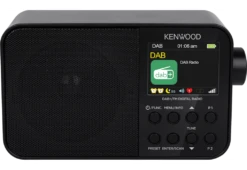 Kenwood CRM30DABB, DAB+/FM Radio W/ Bluetooth, Black