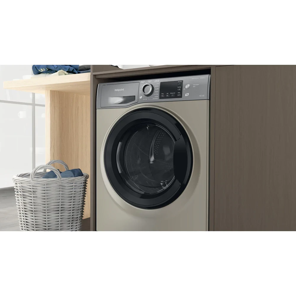 Hotpoint NDB9635GKUK, 9KG/6KG, 1400rpm, Washer Dryer, Graphite - Image 3