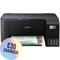 Epson® Epson EcoTank ET2811, 3-in-1 Multifunction Inkjet Printer, Black