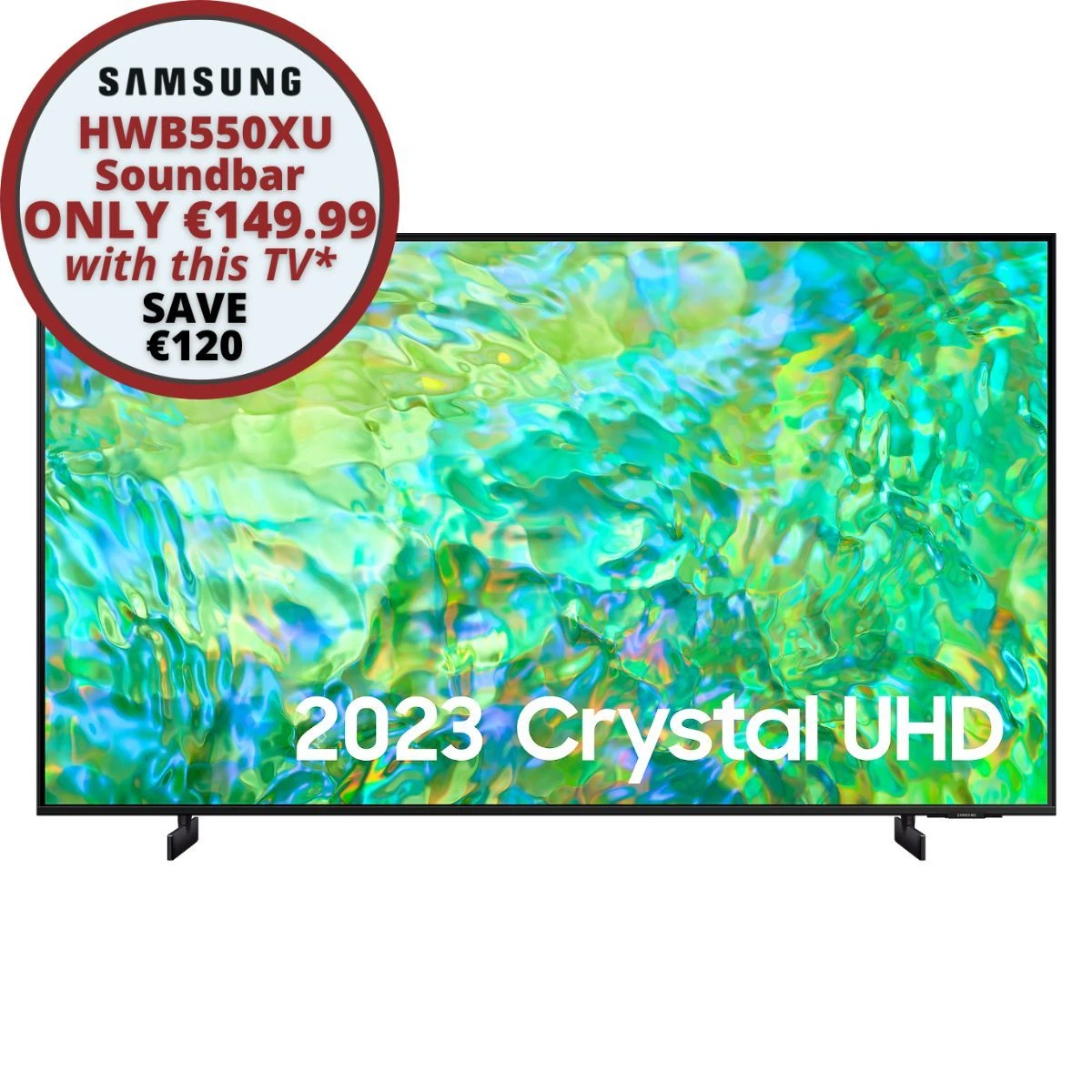 Samsung UE65CU8070UXXU, 65", HDR 4K Smart TV (2023)