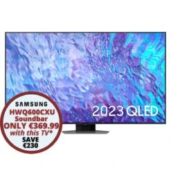Samsung Q80C QE50Q80CATXXU, 50", 4K QLED Smart TV (2023)