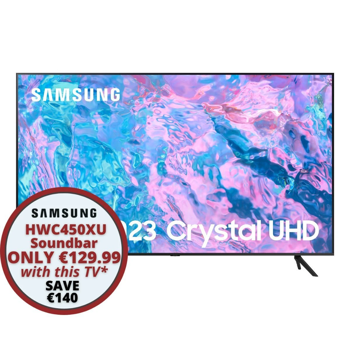 Samsung CU7100 UE50CU7100KXXU, 50", HDR 4K Smart LED TV (2023) - Image 2