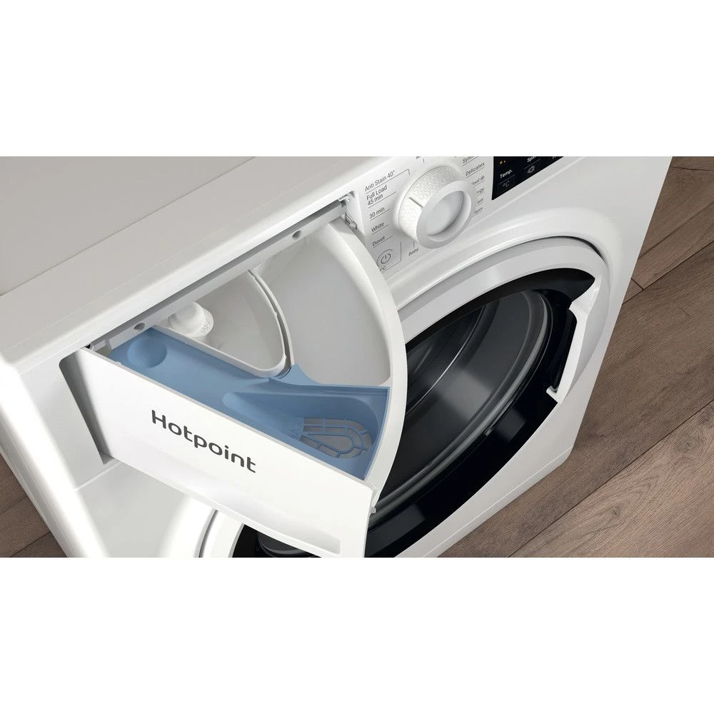 Hotpoint NSWM743UWUKN, 7KG, 1400rpm, Washing Machine, White - Image 3