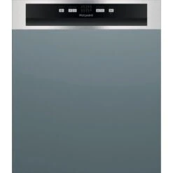 Hotpoint HBC2B19XUKN, 13 Place, Semi-Integrated Dishwasher, Stainless Steel