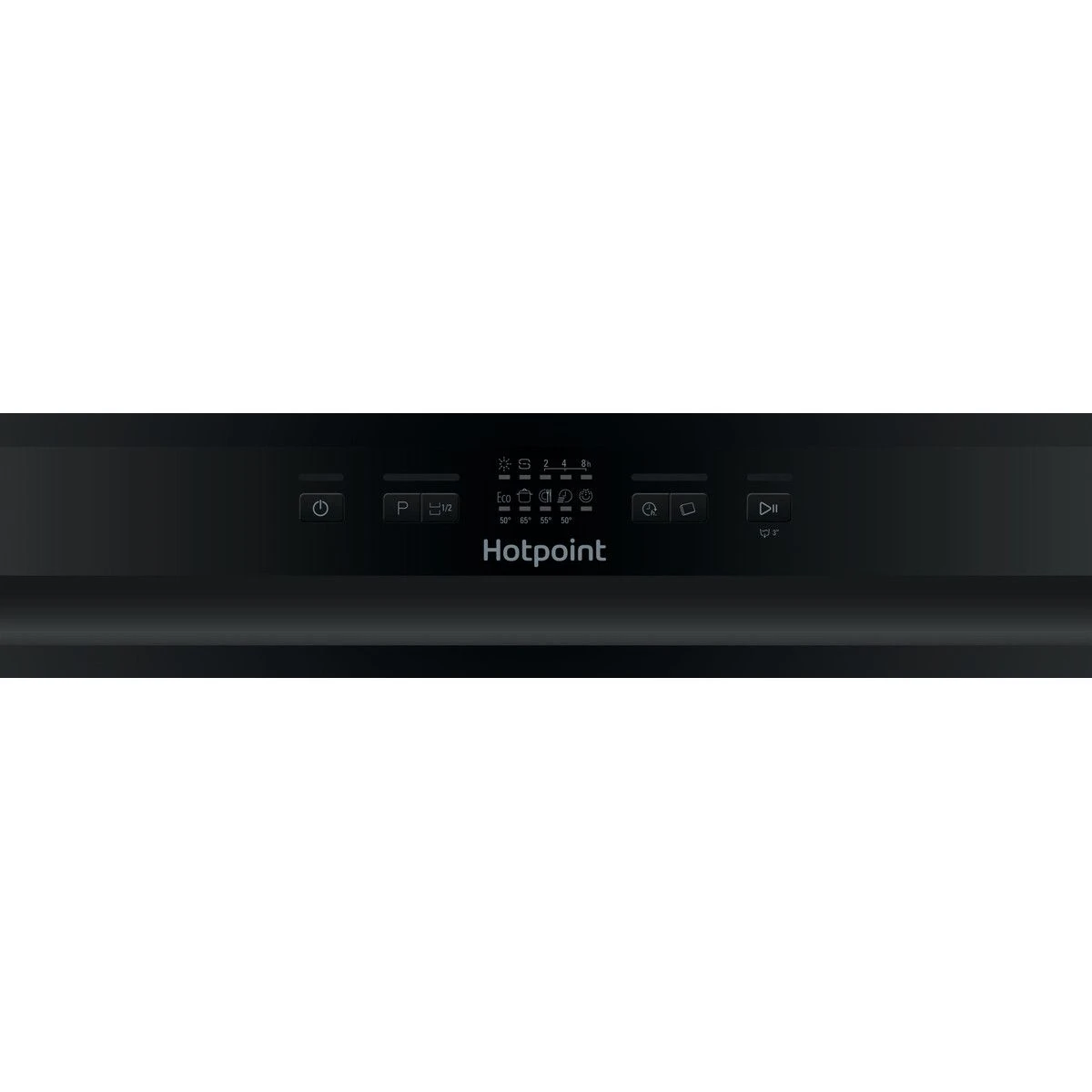 Hotpoint HBC2B19UKN, Semi-Integrated Dishwasher, Full-size, Black - Image 3