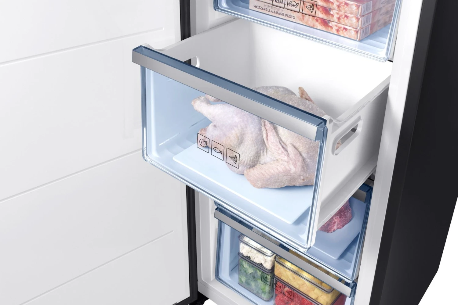 Samsung RZ32M7125B1EU, 185CM, Tall Freezer, Black - Image 5