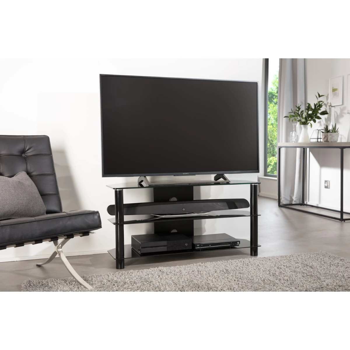 Alphason ESS10003BLK, TV Stand For TVs Up To 45"