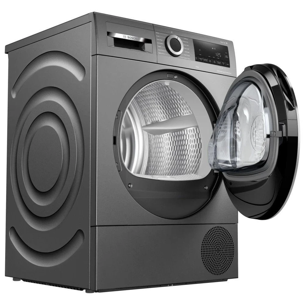 Bosch Serie 6 WQG245R9GB, 9KG, Heat Pump Tumble Dryer, Graphite - Image 3