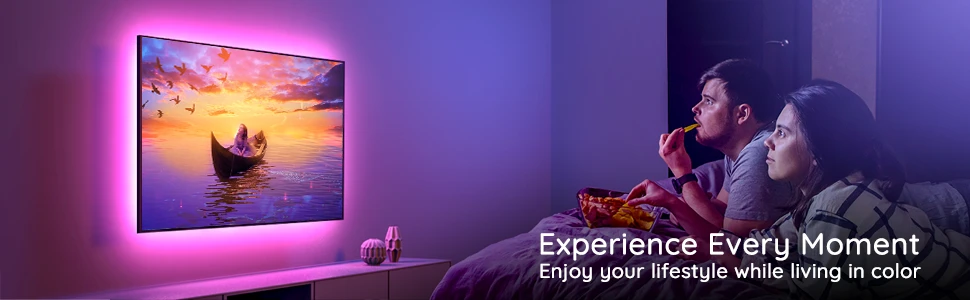 Govee H61790A1OFUKRGB Bluetooth LED Backlight For TVs 46-60 Inches - Image 8