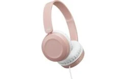 JVC, HAS31MPE, Foldable Wired Headphone Plus Mic, Dusty Pink