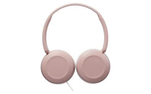 JVC, HAS31MPE, Foldable Wired Headphone Plus Mic, Dusty Pink - Image 2